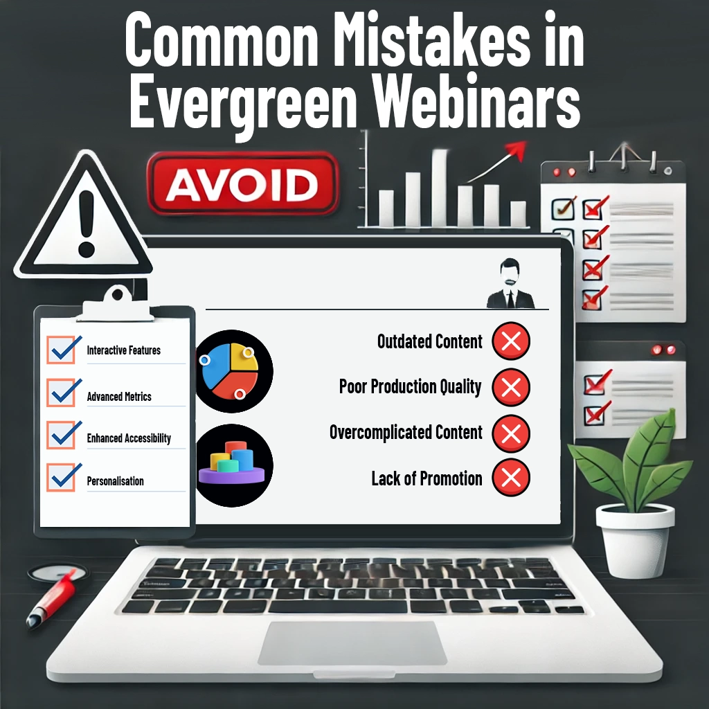 Common Mistakes to Avoid with Evergreen Webinar Content